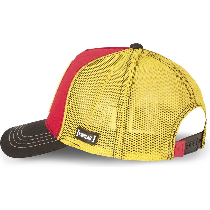 capslab-tom-to4-looney-tunes-red-yellow-and-black-trucker-hat