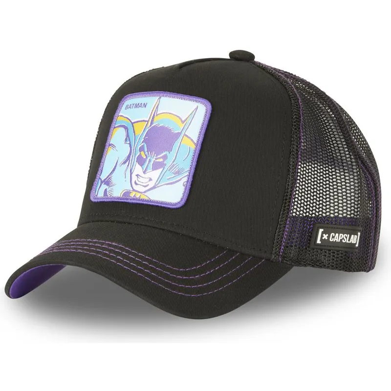 cappelli-curva-nero-snapback-batman-dc-comics-di-capslab cappelli-curva-nero-snapback-batman-dc-comics-di-capslab