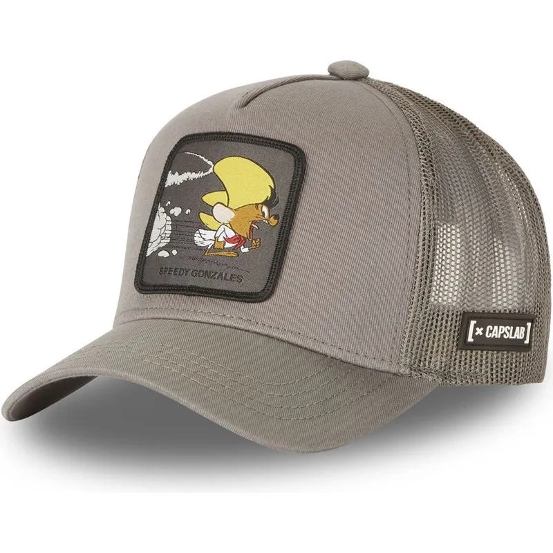cappelli-curva-grigio-snapback-speedy-gonzales-looney-tunes-di-capslab