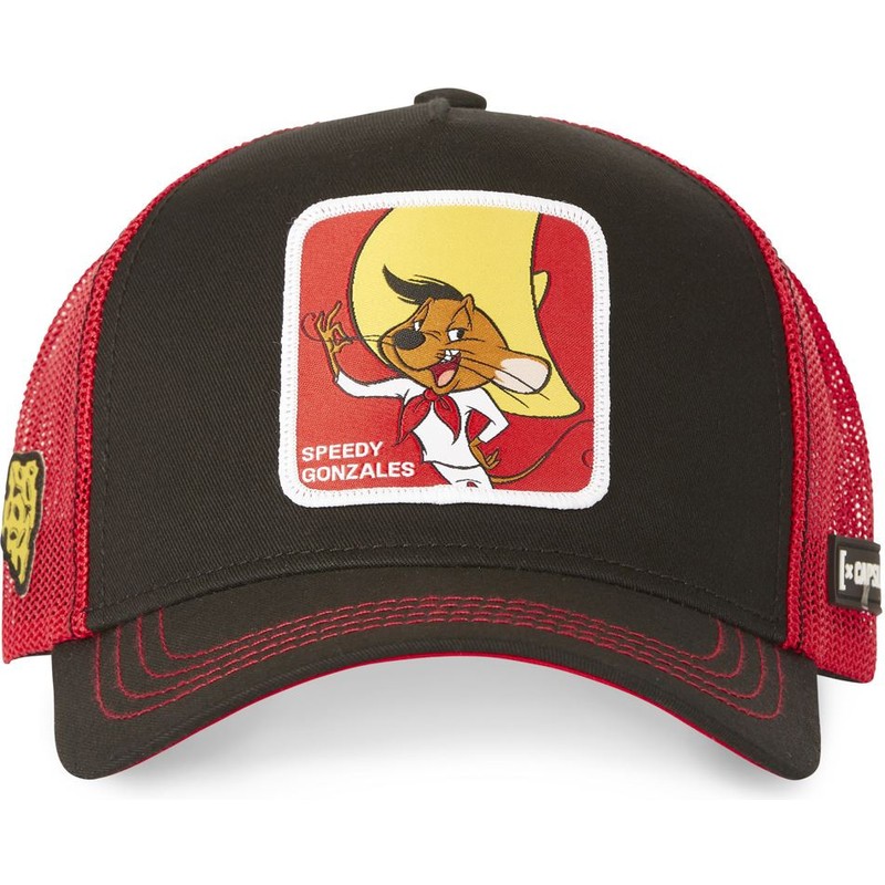 capslab-speedy-gonzales-cas-spe1-looney-tunes-black-trucker-hat
