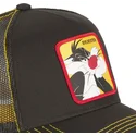 cappelli-curva-nero-snapback-silvestre-looney-tunes-di-capslab