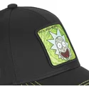 cappellino-curvo-nero-regolabile-rick-sanchez-casb-ri2-rick-e-morty-di-capslab