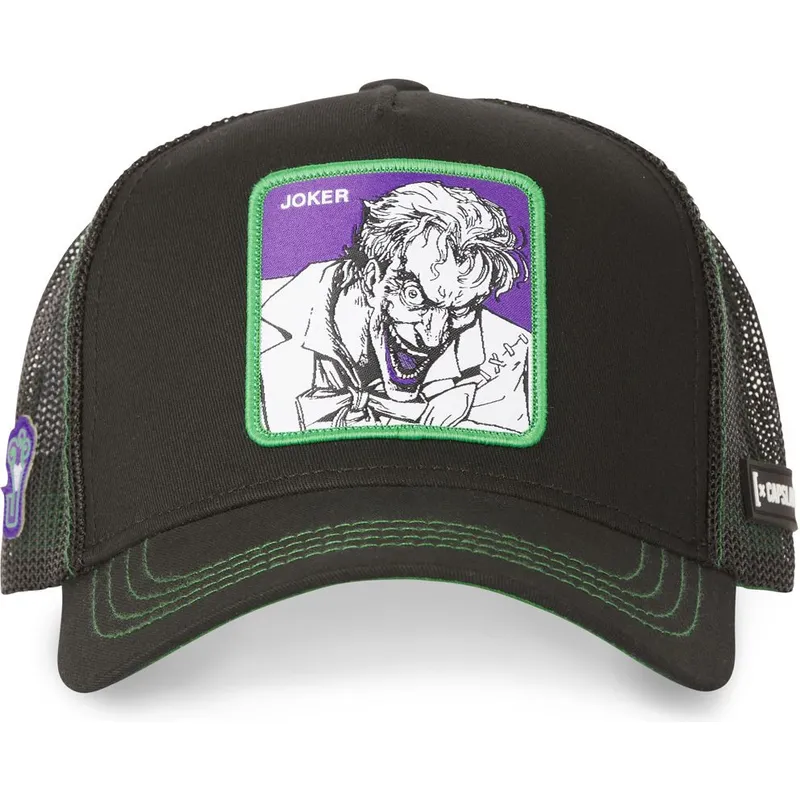 cappelli-curva-nero-snapback-joker-dc-comics-di-capslab cappelli-curva-nero-snapback-joker-dc-comics-di-capslab