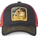berretto-curva-nero-e-rosso-snapback-scooby-doo-e-shaggy-rogers-sd10-scooby-doo-di-capslab