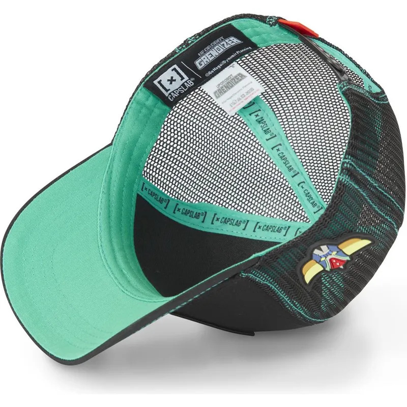 cappellino-trucker-nero-daisuke-duke-fleed-cas-act1-robot-grendizer-di-capslab