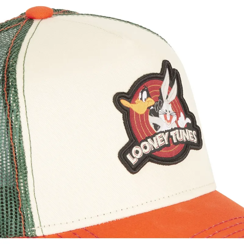 cappelli-curva-beige-snapback-bugs-bunny-e-paperino-looney-tunes-di-capslab