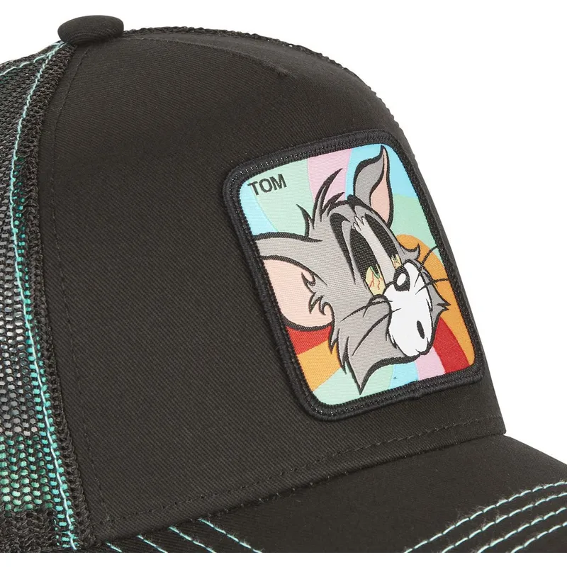 cappellino-trucker-nero-tom-to5-looney-tunes-di-capslab