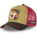 cappelli-curva-marrone-snapback-diablo-diavolo-della-tasmania-looney-tunes-di-capslab