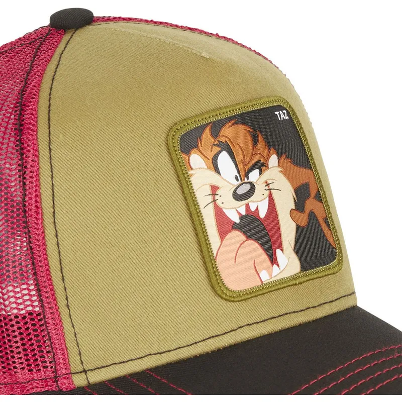 cappelli-curva-marrone-snapback-diablo-diavolo-della-tasmania-looney-tunes-di-capslab
