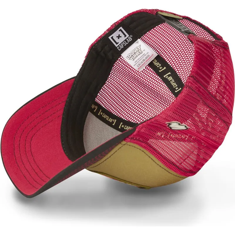 cappelli-curva-marrone-snapback-diablo-diavolo-della-tasmania-looney-tunes-di-capslab