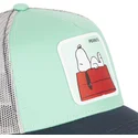 cappelli-curva-verde-snapback-snoopy-arachidi-di-capslab