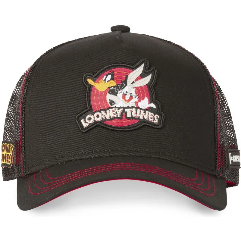 cappelli-curva-nero-snapback-bugs-bunny-e-paperino-looney-tunes-di-capslab