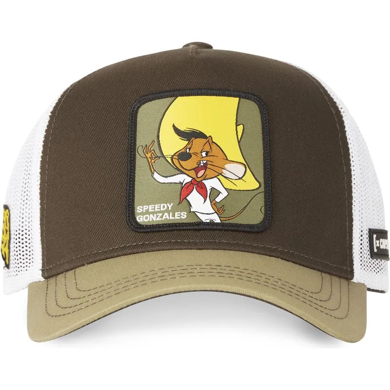 cappelli-curva-marrone-snapback-speedy-gonzales-looney-tunes-di-capslab