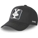 cappellino-curvo-nero-snapback-bugs-bunny-bu5-looney-tunes-di-capslab