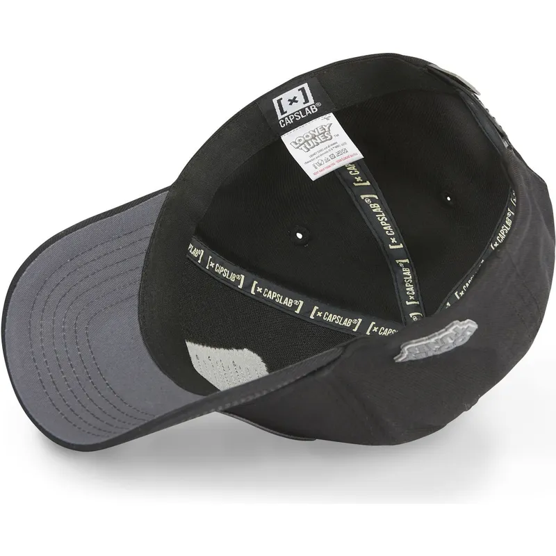 cappellino-curvo-nero-snapback-bugs-bunny-bu5-looney-tunes-di-capslab