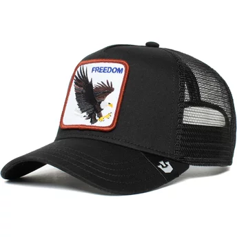 Cappellino trucker nero Aquila Freedom di Goorin Bros.