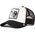 cappellino-trucker-bianco-e-nero-mucca-cash-cow-di-goorin-bros