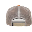 gorra-trucker-arancione-e-grigia-capra-the-goat-the-farm-di-goorin-bros
