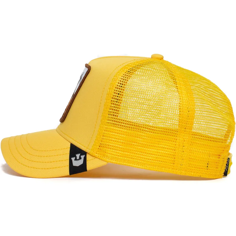 cappelli-curva-giallo-snapback-the-farm-di-goorin-bros