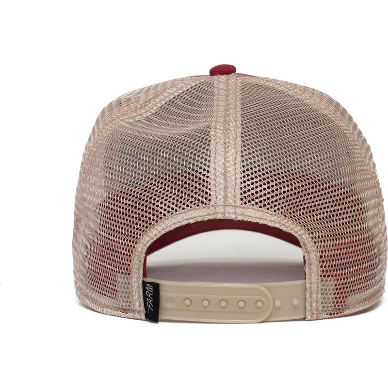 cappelli-curva-rosso-snapback-the-farm-di-goorin-bros