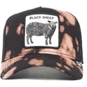 cappellino-trucker-nero-pecora-acid-sheep-the-farm-di-goorin-bros