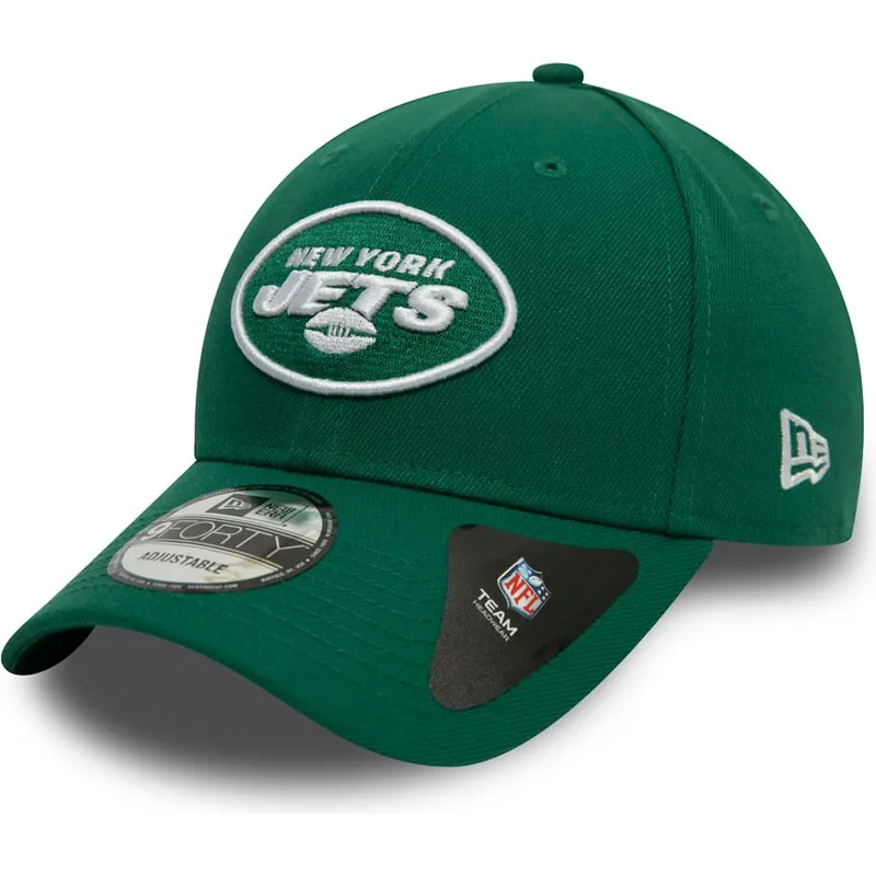 cappelli-curva-verde-cinghia-regolabile-9forty-the-league-dei-new-york-jets-nfl-di-new-era