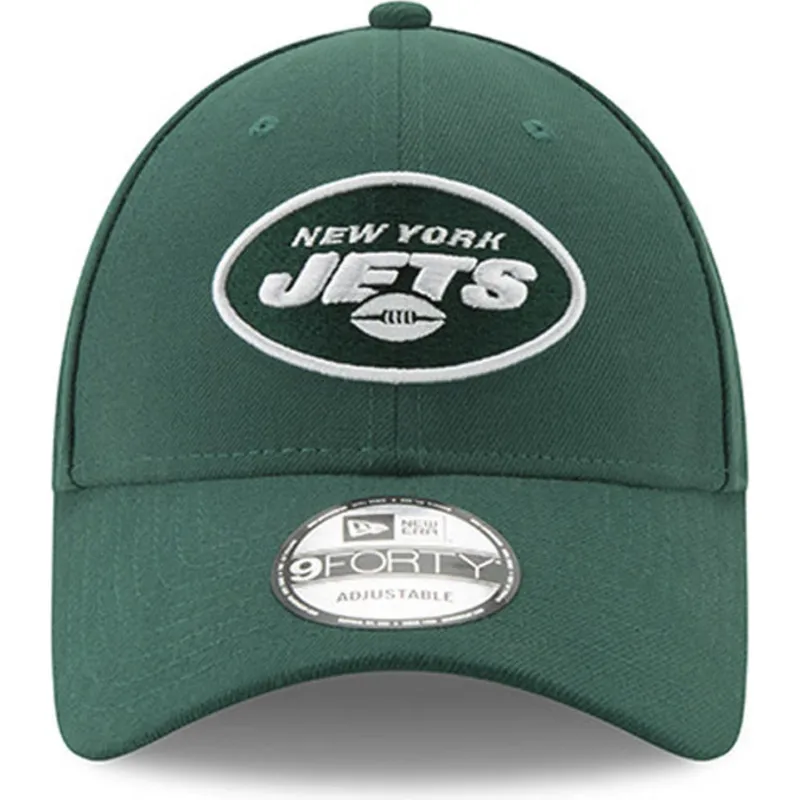 cappelli-curva-verde-cinghia-regolabile-9forty-the-league-dei-new-york-jets-nfl-di-new-era