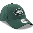 cappelli-curva-verde-cinghia-regolabile-9forty-the-league-dei-new-york-jets-nfl-di-new-era