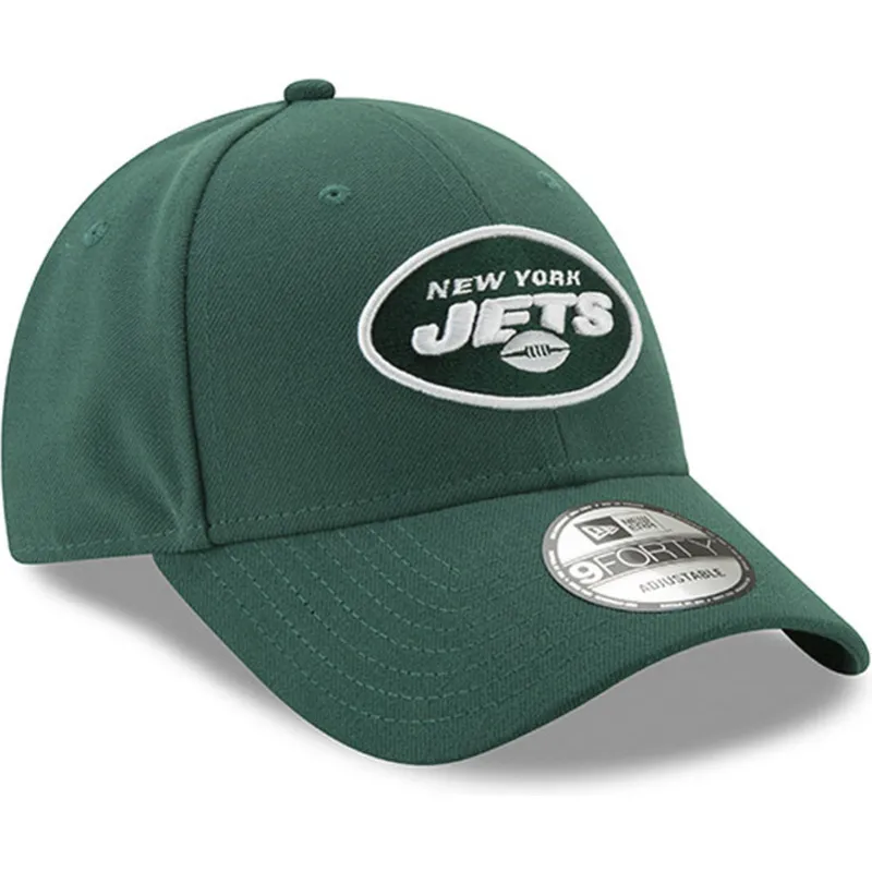 cappelli-curva-verde-cinghia-regolabile-9forty-the-league-dei-new-york-jets-nfl-di-new-era