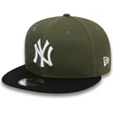 cappelli-piatta-verde-snapback-9fifty-colour-block-dei-new-york-yankees-mlb-di-new-era