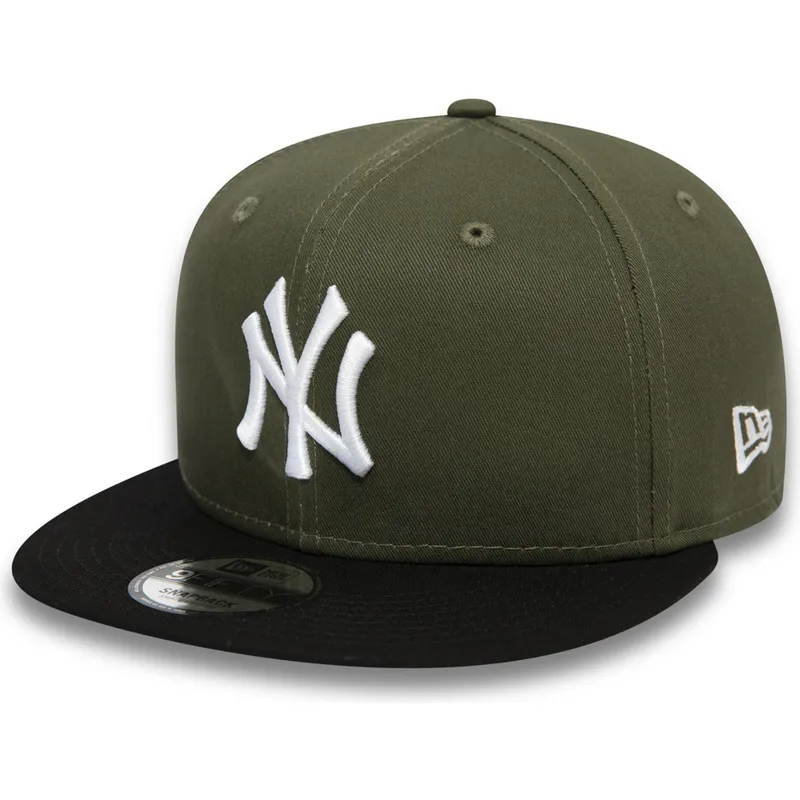 cappelli-piatta-verde-snapback-9fifty-colour-block-dei-new-york-yankees-mlb-di-new-era