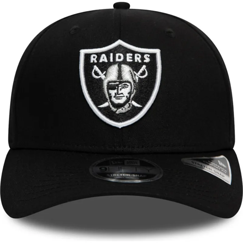cappellino-curvo-nero-snapback-9fifty-team-stretch-snap-dei-las-vegas-raiders-nfl-di-new-era