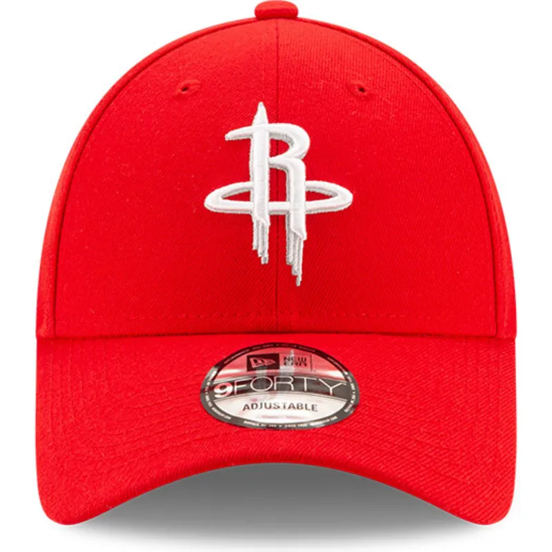 cappellino-visiera-curva-rosso-regolabile-9forty-the-league-di-houston-rockets-nba-di-new-era