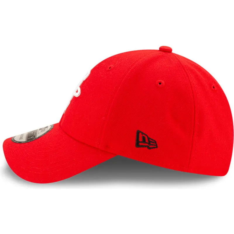 cappellino-visiera-curva-rosso-regolabile-9forty-the-league-di-houston-rockets-nba-di-new-era