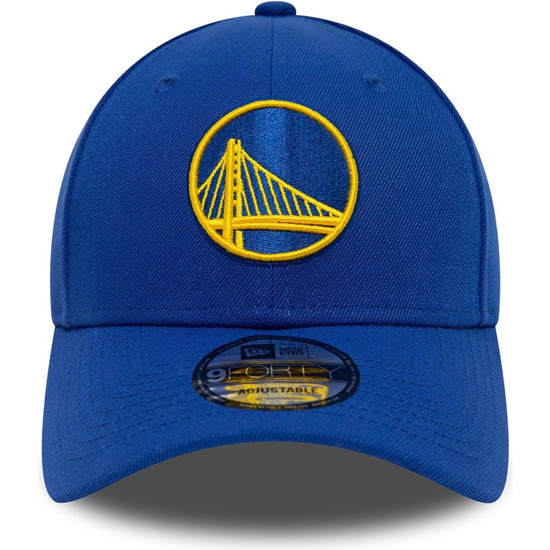 new-era-curved-brim-9forty-the-league-golden-state-warriors-nba-blue-adjustable-cap