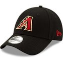 new-era-curved-brim-9forty-the-league-arizona-diamondbacks-mlb-black-adjustable-cap