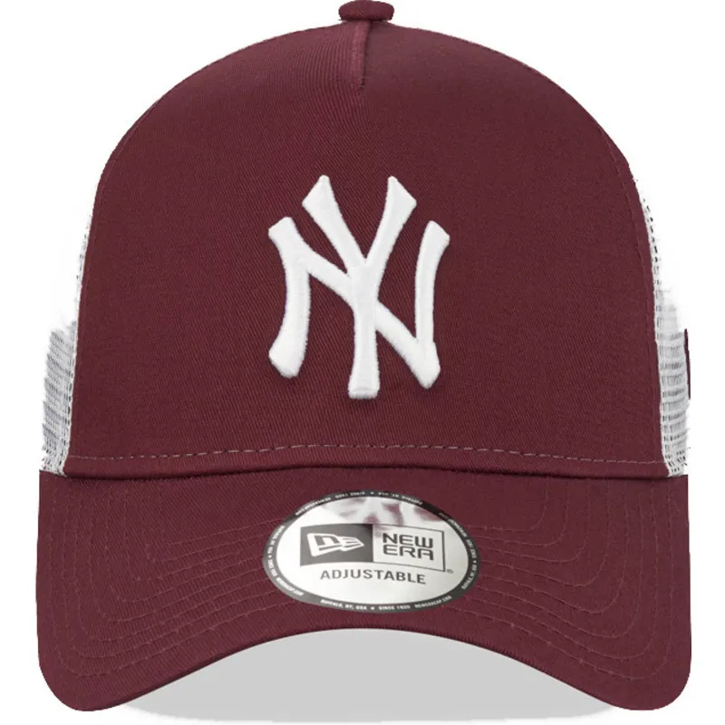 cappelli-curva-rosso-snapback-granate-9forty-a-frame-dei-new-york-yankees-mlb-di-new-era cappelli-curva-rosso-snapback-granate-9forty-a-frame-dei-new-york-yankees-mlb-di-new-era