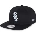 cappello-piatto-nero-snapback-9fifty-essential-dei-chicago-white-sox-mlb-di-new-era