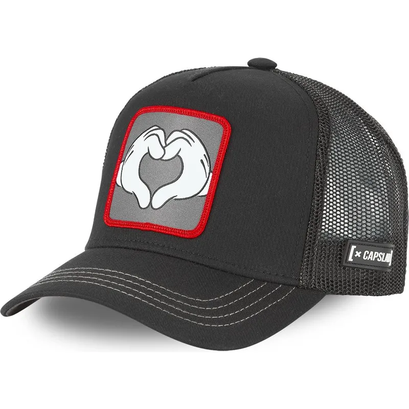 cappelli-curva-nero-snapback-mickey-mouse-disney-di-capslab