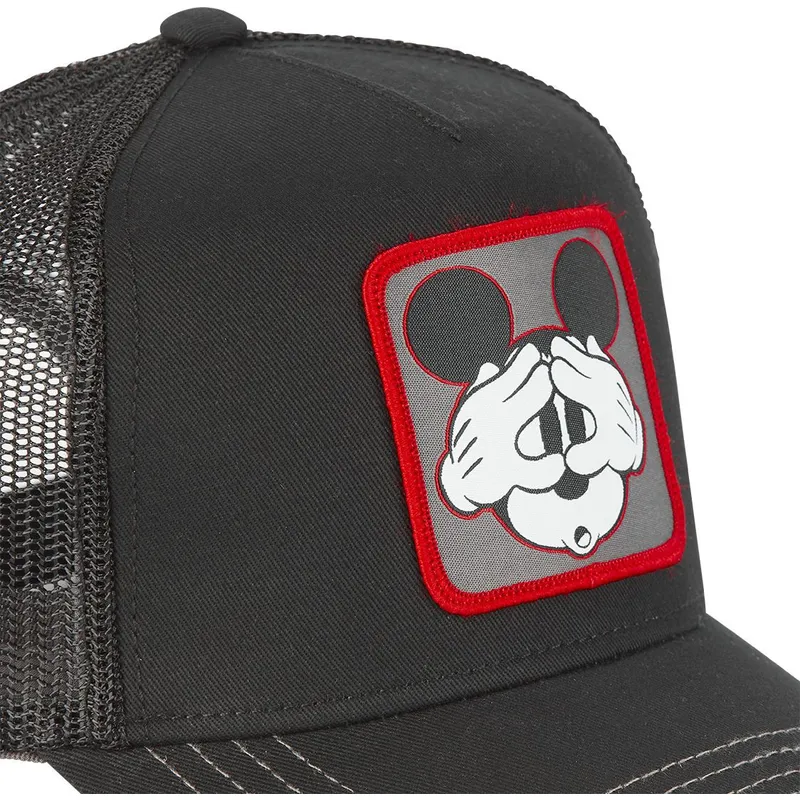 cappelli-curva-nero-snapback-mickey-mouse-disney-di-capslab cappelli-curva-nero-snapback-mickey-mouse-disney-di-capslab