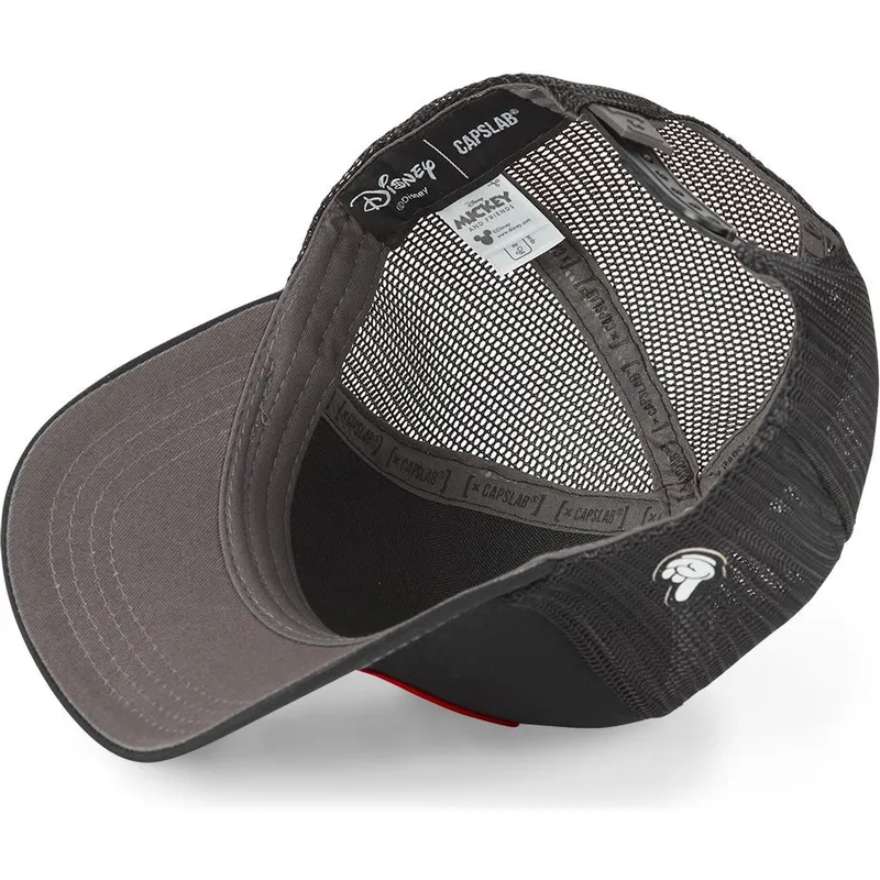 cappelli-curva-nero-snapback-mickey-mouse-disney-di-capslab cappelli-curva-nero-snapback-mickey-mouse-disney-di-capslab