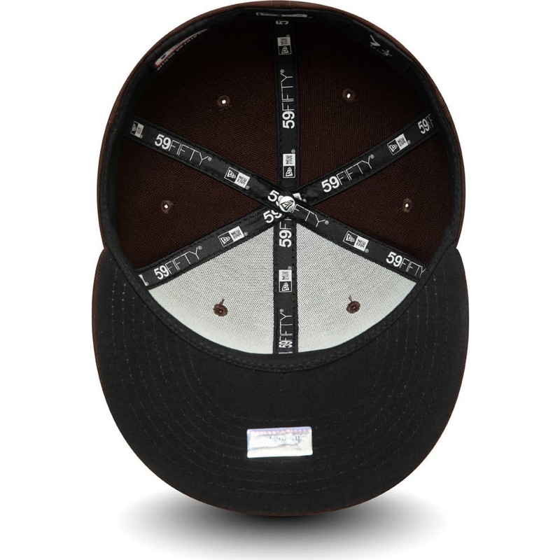 new-era-flat-brim-59fifty-authentic-on-field-san-diego-padres-mlb-brown-fitted-cap