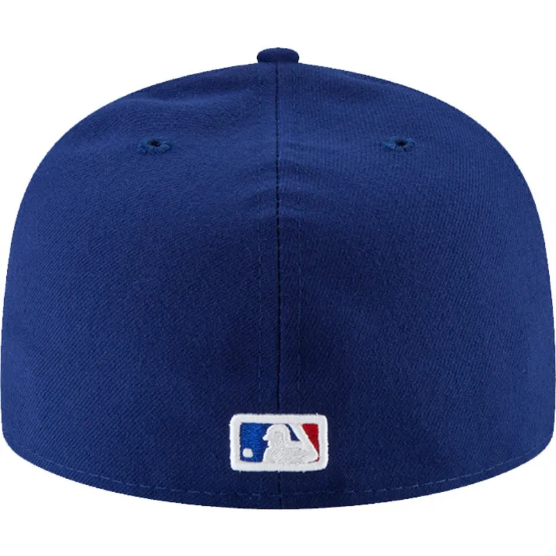 cappello-piatto-blu-regolato-59fifty-authentic-on-field-di-texas-rangers-mlb-di-new-era