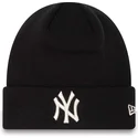 berretto-nero-da-donna-cuff-metallic-dei-new-york-yankees-mlb-di-new-era
