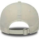 cappello-curvo-beige-regolabile-da-donna-9forty-cord-mini-logo-los-angeles-dodgers-mlb-di-new-era