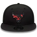 cappelli-piatta-nero-snapback-9fifty-print-infill-dei-chicago-bulls-nba-di-new-era