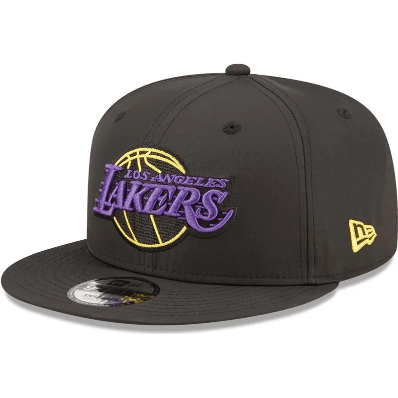 cappelli-piatta-nero-snapback-9fifty-neon-pack-dei-los-angeles-lakers-nba-di-new-era