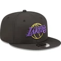 cappello-piatto-nero-snapback-9fifty-neon-pack-dei-los-angeles-lakers-nba-di-new-era