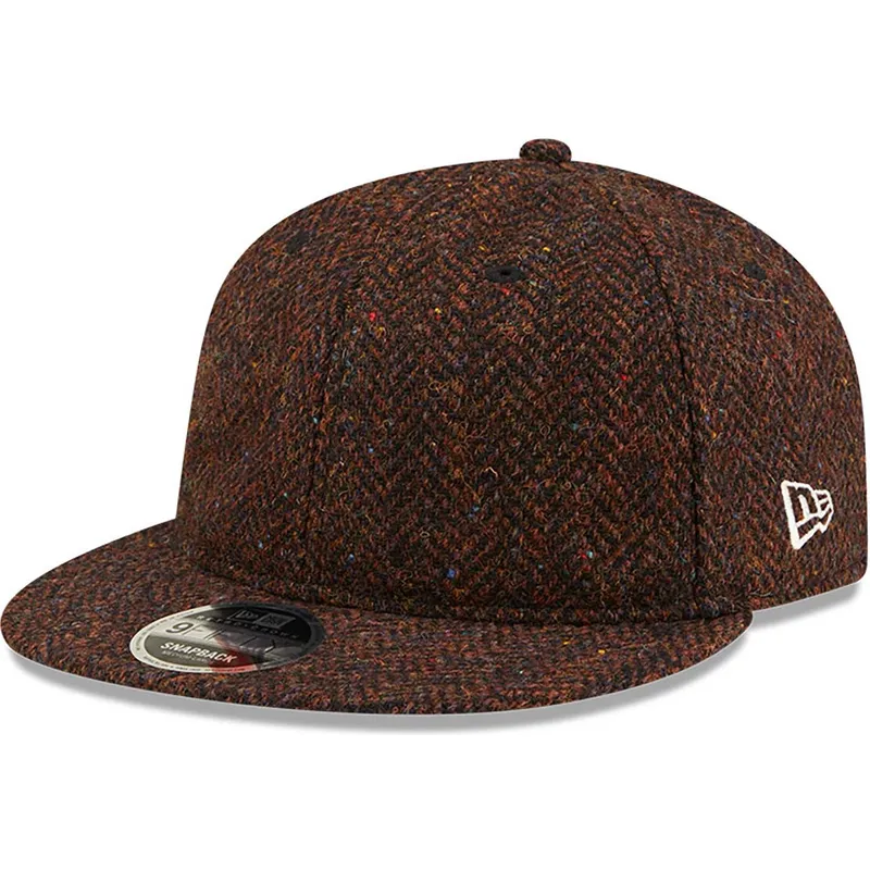cappelli-piatta-marrone-cinghia-regolabile-9fifty-di-new-era