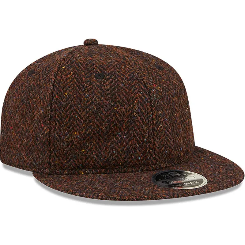 cappelli-piatta-marrone-cinghia-regolabile-9fifty-di-new-era